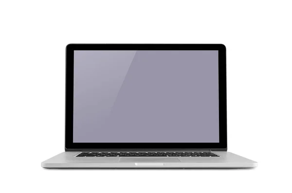 Spazio di lavoro concettuale, computer portatile — Foto Stock
