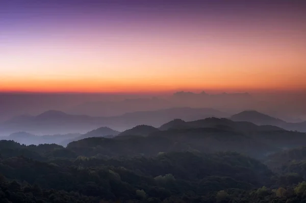 Morning View Doi Luang Chiang Dao Beautiful Doi Kham Viewpoint — 스톡 사진