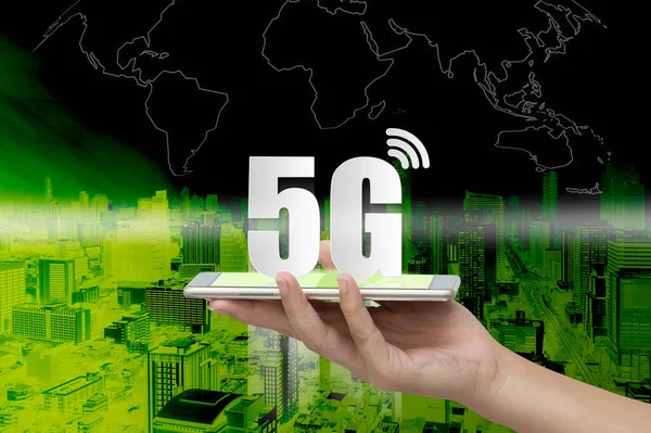 5G Network Internet Mobile — Stock Photo, Image