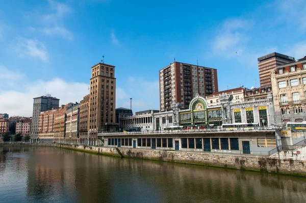 Bilbao Bilbao Concordia Station Known Bilbao Santander Station Built Modernist — 스톡 사진