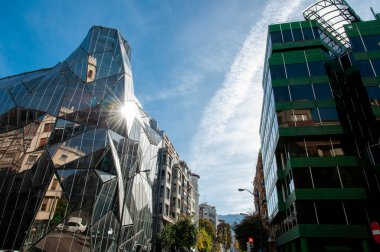 Bask Halk Sağlığı Merkezi Binası. Bilbao, Biscay. Bask Ülkesi, İspanya, Avrupa