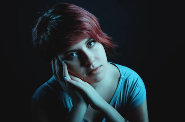 bir genç kızın duygular