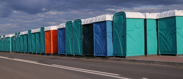 Draagbare Toiletten Voor Outdoor Evenementen — Stockfoto
