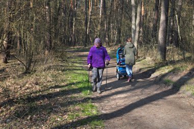 Ormanda bir yürüyüş, İskandinav yürüyüşü ....