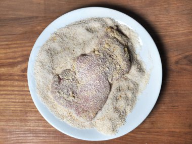 Evde ekmek, sağlıklı yiyecekler. ....