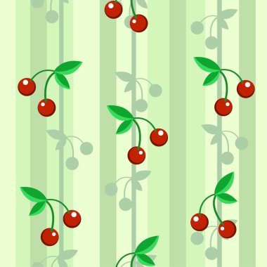 Kiraz duvar kağıdı doku deseninin