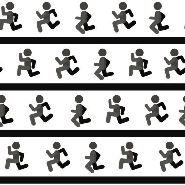 Runner şekil döşeme deseni