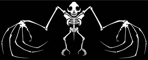 Skeleton Bat — Vector de stoc