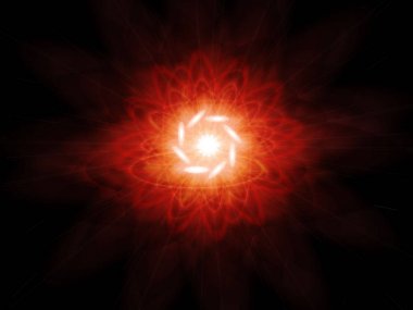 Koyu kırmızı çiçek Flare