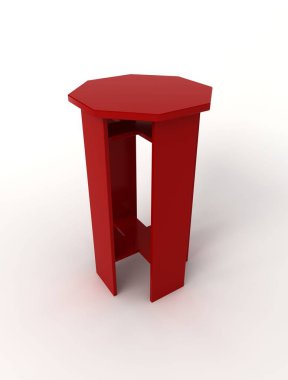 Yüksek sekizgen masa