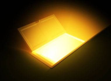 Yatay açık kapı ışığı