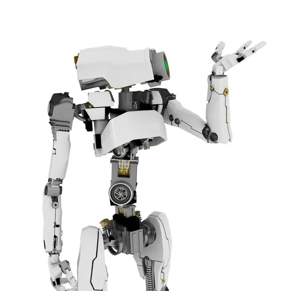 Schlanker Roboter, Handfläche — Stockfoto