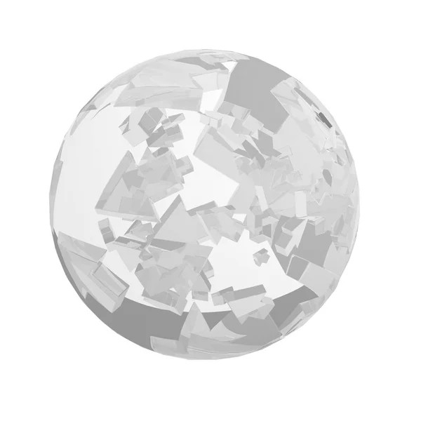 Esfera de flecha transparente — Foto de Stock