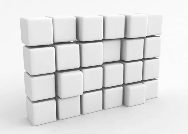 Cube Wall — Stock Photo, Image