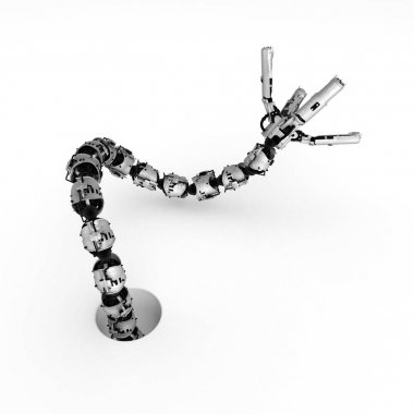 Robotic Tentacle Arm, Hole clipart