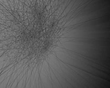 SpiderWeb ışık, gri