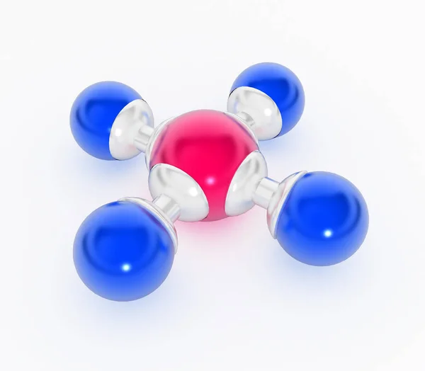 Molecular Model, Cross — Stockfoto