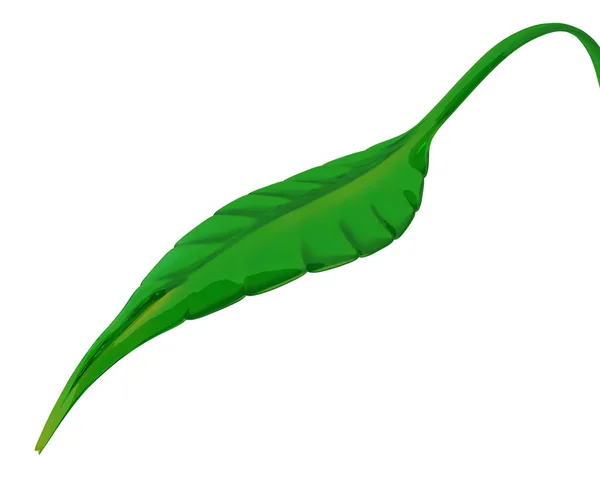 Glass Leaf — Stock Photo, Image