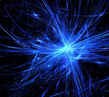 Mavi kıvılcım patlama