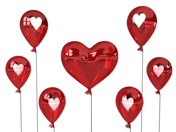 Balloon Hearts — Stock Photo, Image