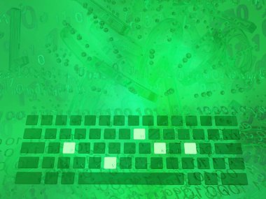 Dijital ışıklar klavye türü