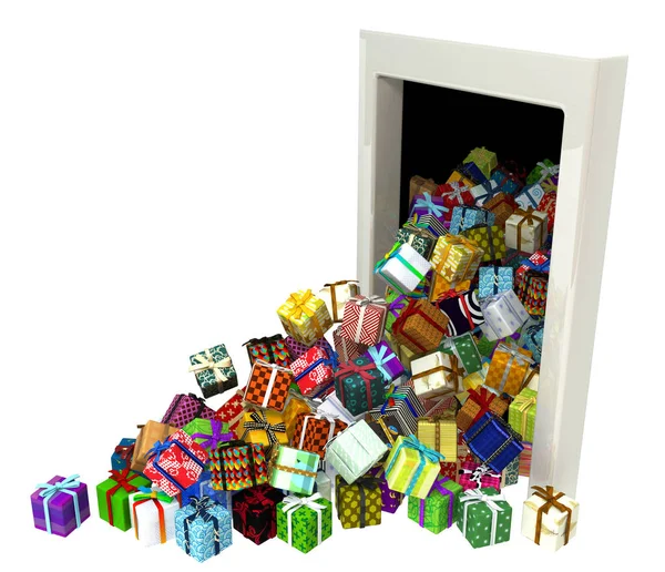 Collezione regalo, Porta — Foto Stock