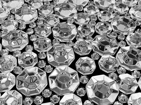 Glas diamanter — Stockfoto