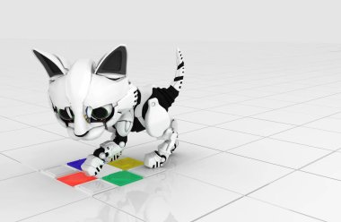 Robot kedi yavrusu, yüzey düğmeleri