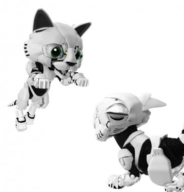 Robot kedi yavrusu, iki oynamak