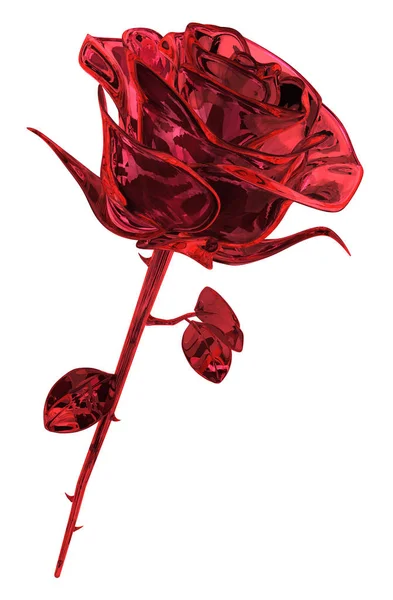 Ρουμπίνι τριαντάφυλλο — Φωτογραφία Αρχείου