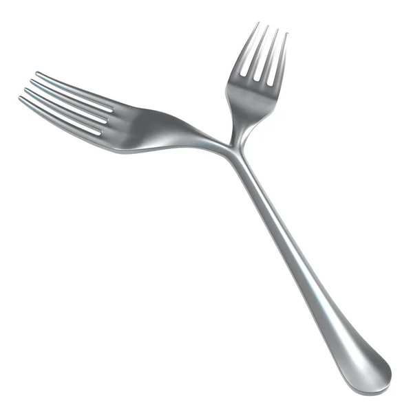 Fork Split Double — Stock Photo, Image