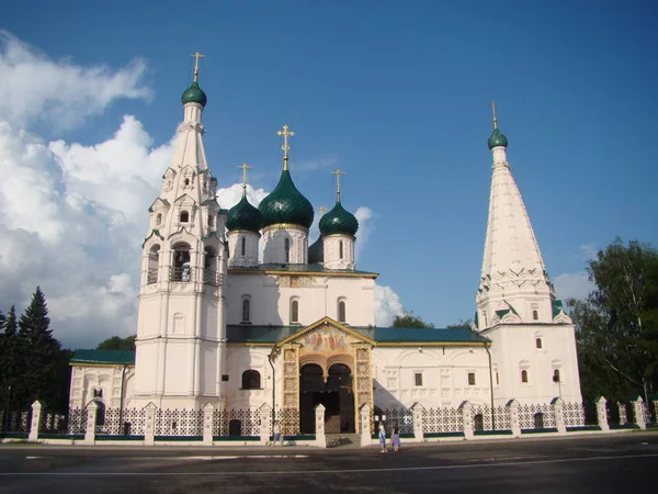 Praça Central Yaroslavl Templo Principal — Fotografia de Stock