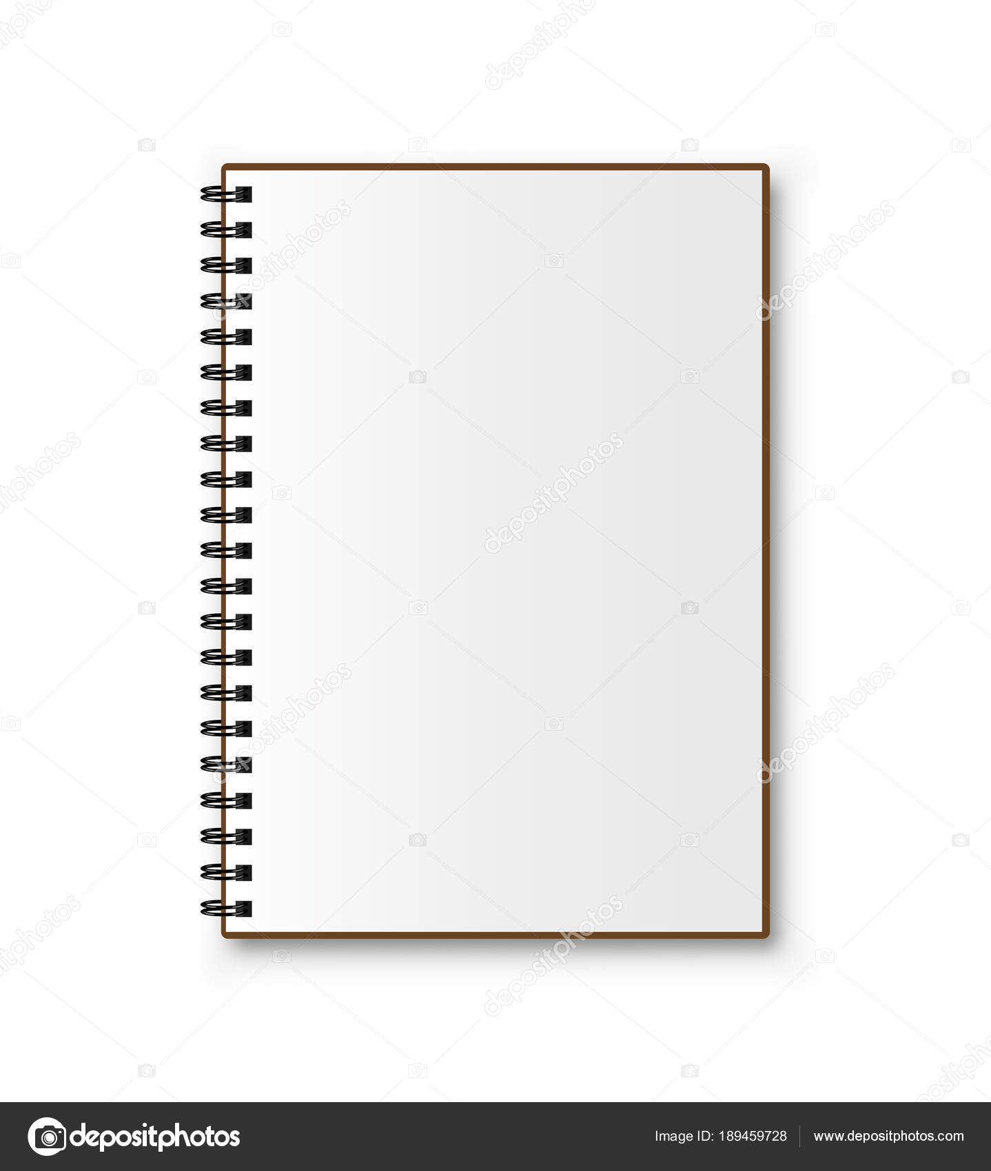 Vector Realistic Blank Notebook Isolated On Transparent Background Stock  Illustration - Download Image Now - iStock