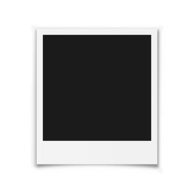 Fotoğraf çerçevesi mockup. Vektör çizim.