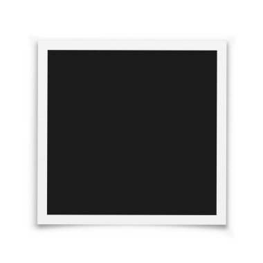 Fotoğraf çerçevesi mockup. Vektör çizim.