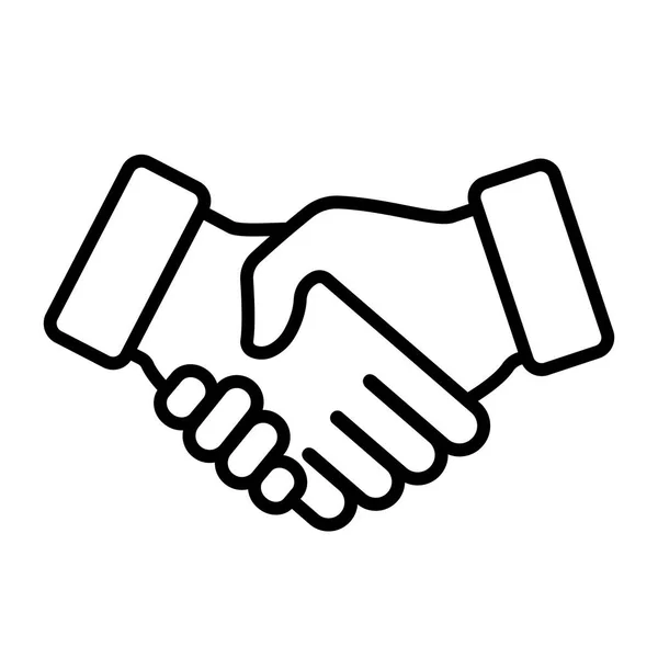 Handshake icon. Vector — Stock Vector