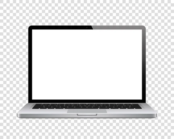 Realistiska laptop. Lager vektor — Stock vektor