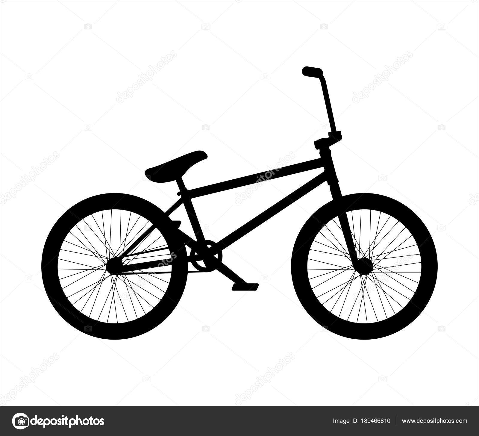 BMX bike silhouette. Vector Stock Vector Image by ©Warmworld #189466810