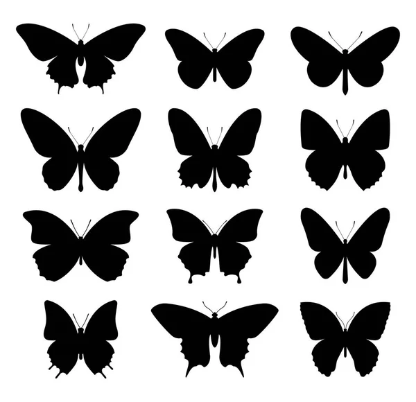 Mariposas listas. Vector — Vector de stock