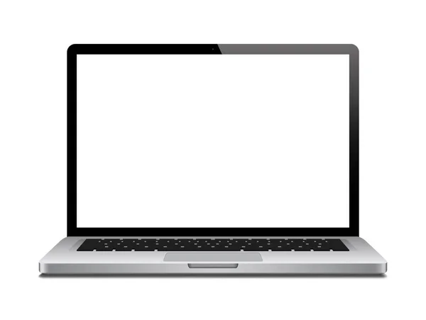 Realistische laptop. Vector — Stockvector