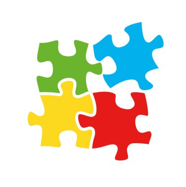 Bulmaca logosunu görmeniz gerekir. Vektör çizim