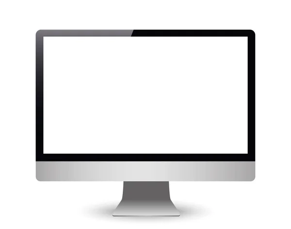Ekranie komputera. Wektor — Wektor stockowy