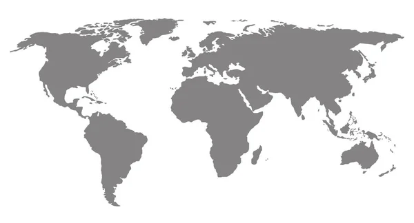 Mapa del mundo. vector de stock — Vector de stock