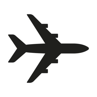 Basit bir düzlem simgesi. Vektör