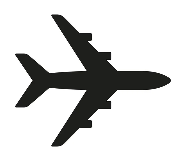 Plane simple icon. Vector — Stock Vector