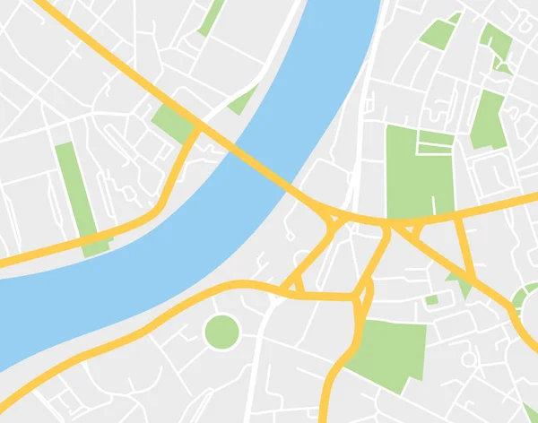 Şehir haritası. GPS. Vektör illüstrasyonu