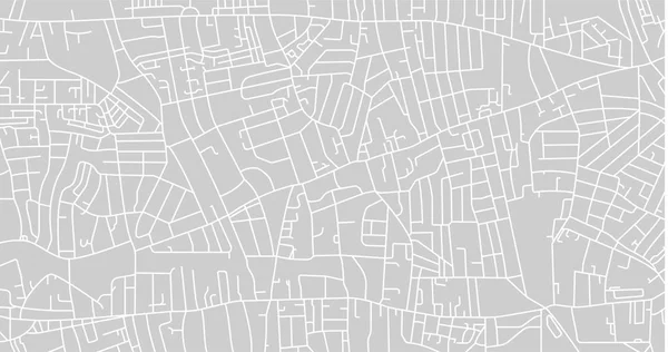 灰色城市地图。 街道计划。 矢量说明 — 图库矢量图片