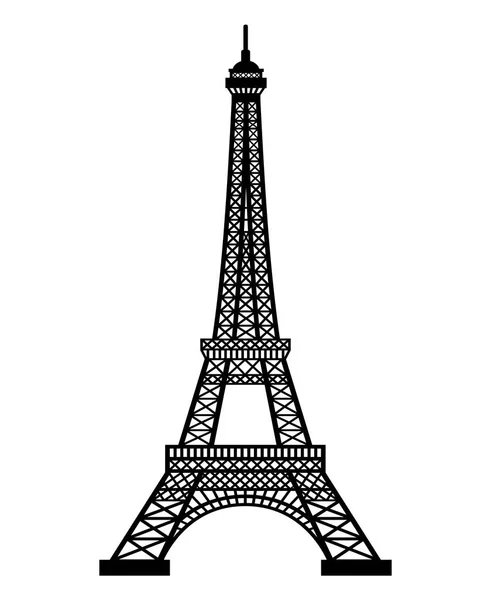 Ейфелева вежа. Паризьке місто. Приклад вектора — стоковий вектор