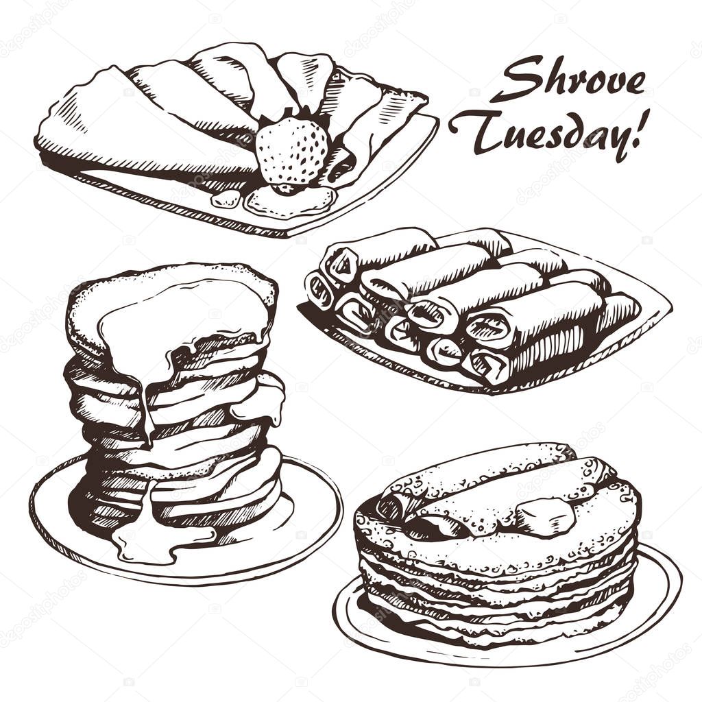 Shrove Tuesday sketch