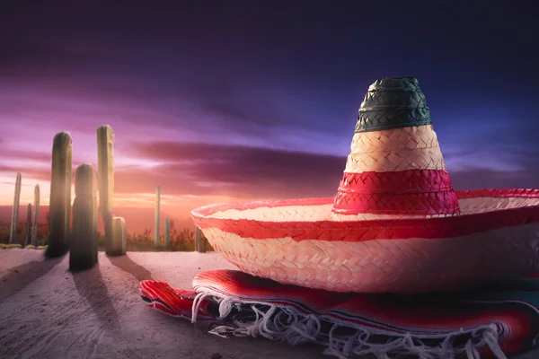 Мексиканські капелюхом «сомбреро " — стокове фото
